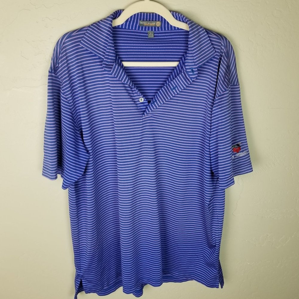 Peter Millar Summer Comfort Men's L Blue Striped S